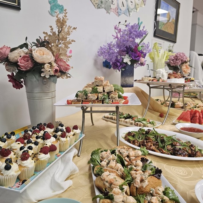 Easter celebration feast